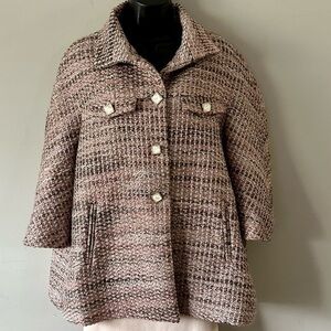 EUC ASM ANNA wool tweed coat sz XS GENTLY USED